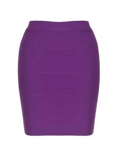 Sexy Women Pencil  Skirt Mini Striped Black Red Purple White Nude Above Knee Skirt Bodycon Party Club